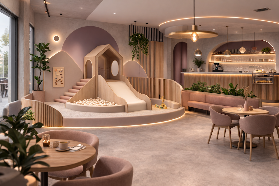 WoodPlay Nest M — City — Café