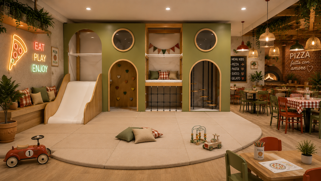 WoodPlay Tower M — Little Italy — Pizzaria