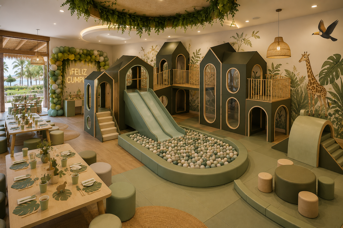 Village L — Tropical / Safari — Fiestas