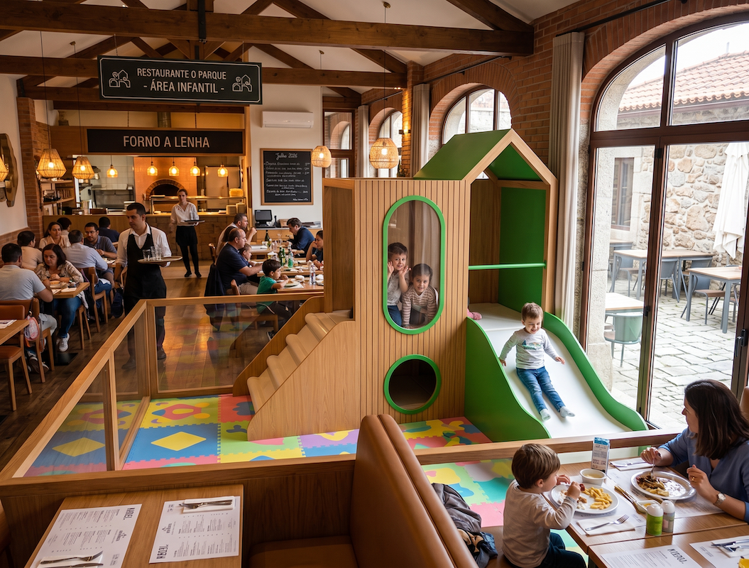 Atmosfera Wood Play Village XS — Pizza, setor Restaurantes