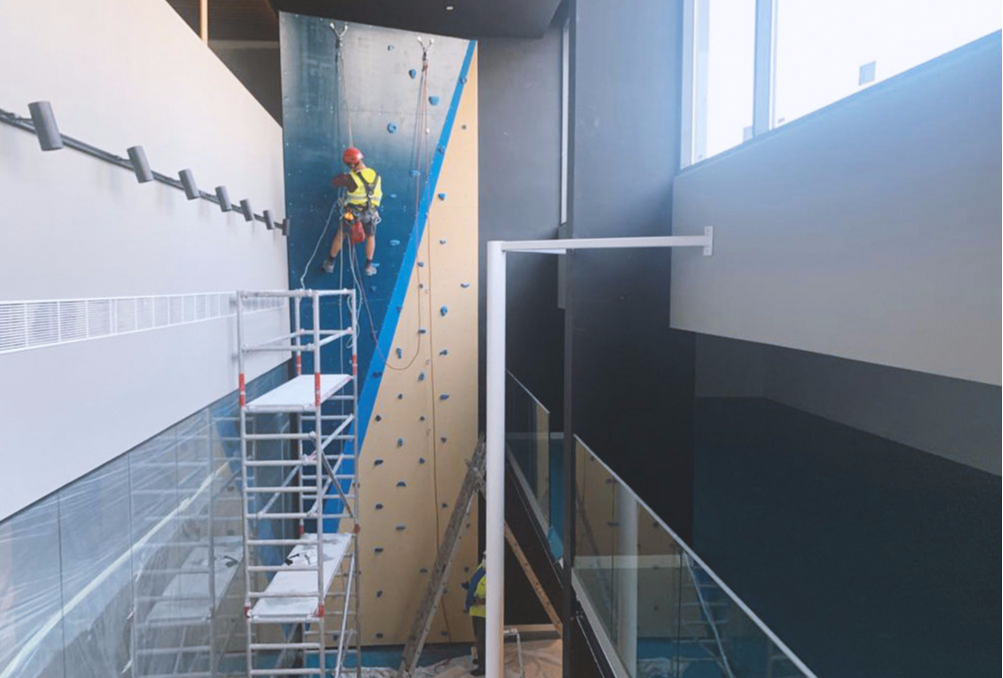 Escalada juvenil para escolas