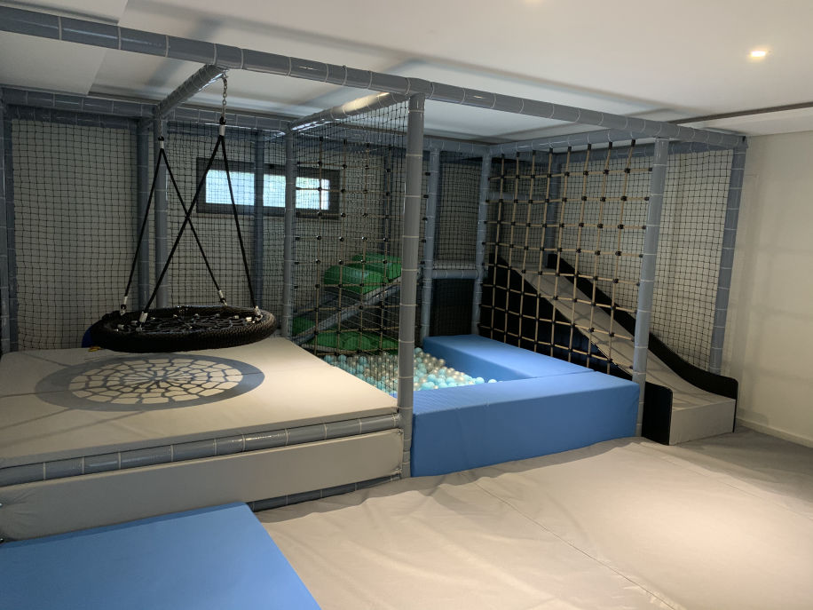 Ginásio infantil indoor na Quinta do Lago