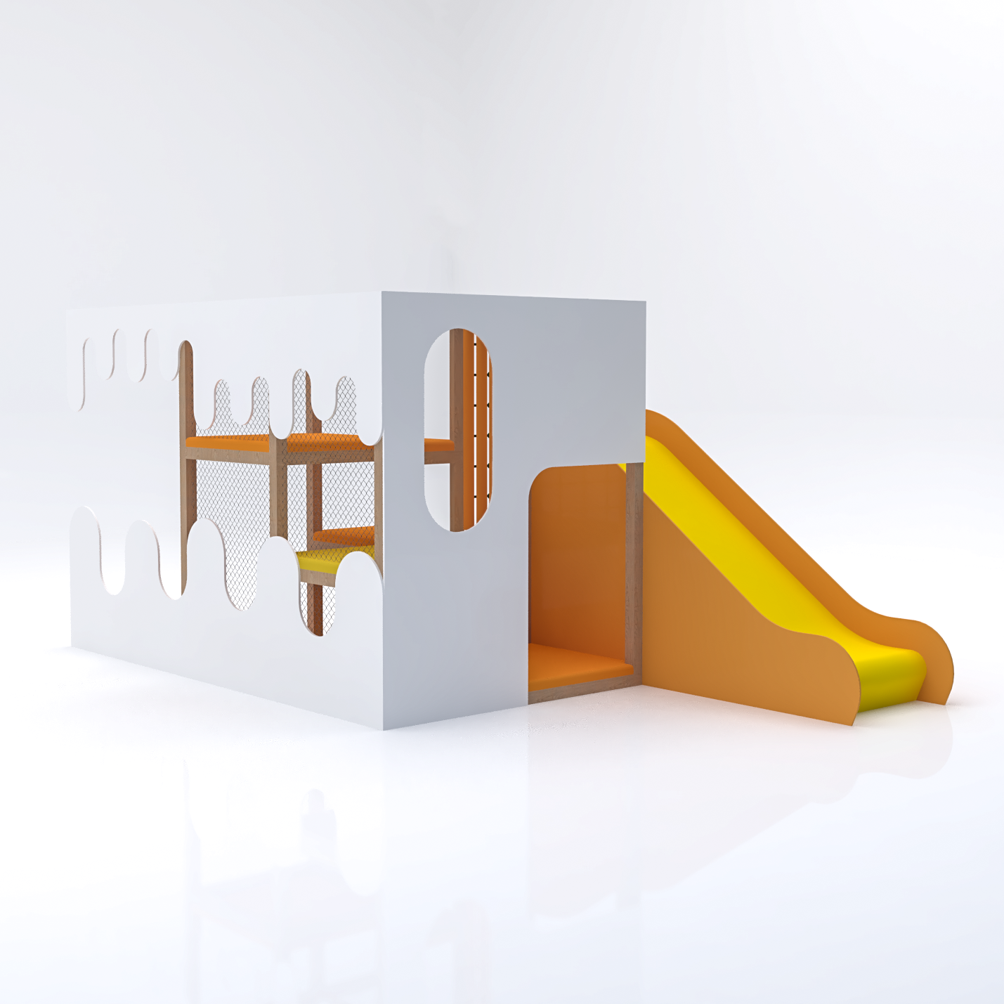 Estudo 3D do módulo Wood Play