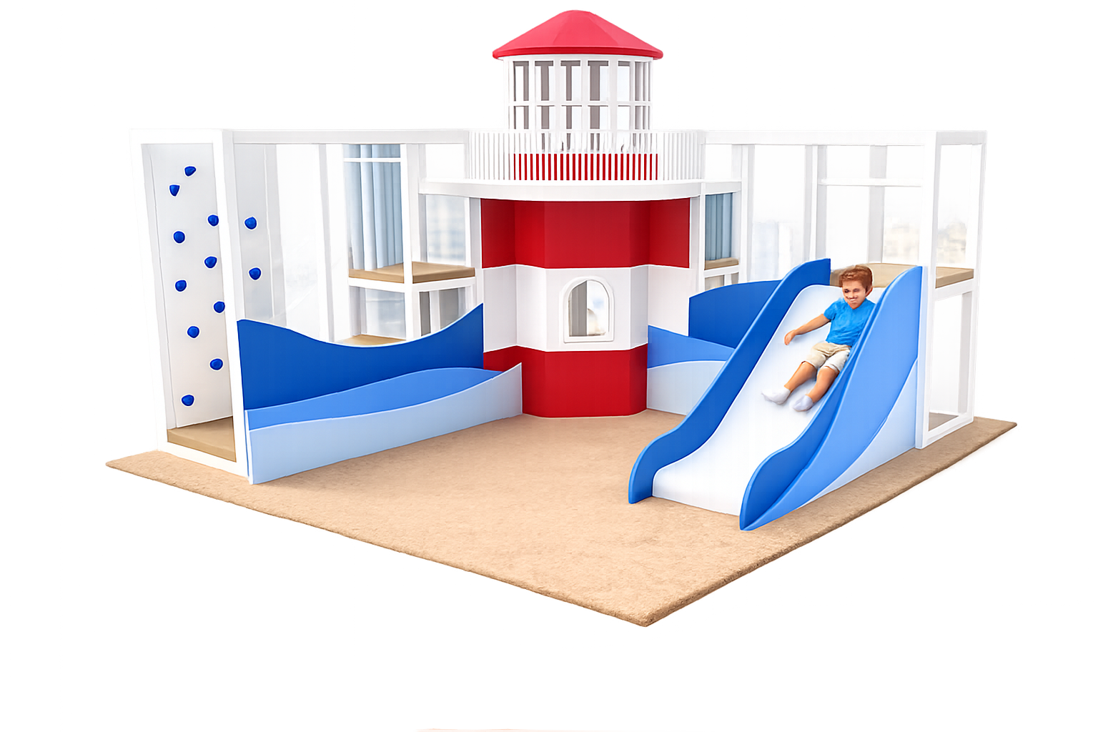 Vista 3D do projecto SeaLife — kidUplay Wood Play
